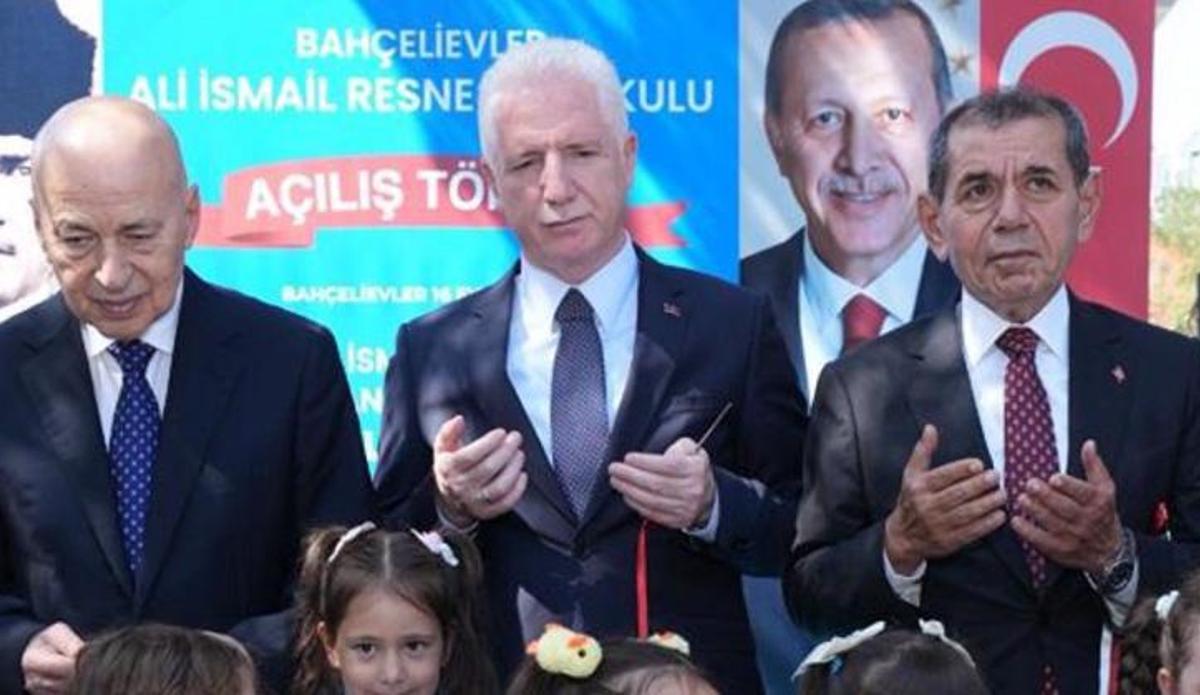 Fanatik: Galatasaray Başkanı Dursun Özbek okul açılışı yaptı