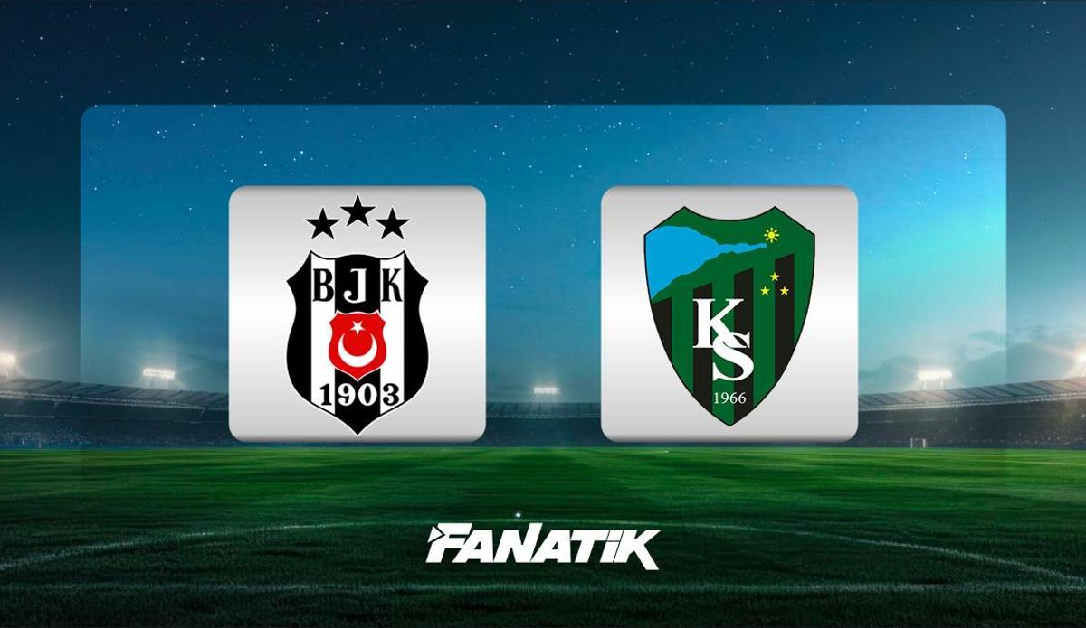 Fanatik: Beşiktaş-Kocaelispor maçı Canlı Anlatım - BJK Kocaeli maçı kadroları, skoru ve istatistikleri (Süper Lig 7. hafta maçı)