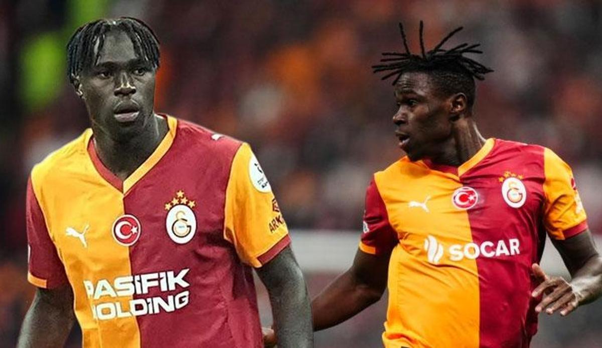 Sakatlığını atlattı! Galatasaray'ın yıldızı Wilfried Singo 74 gün sonra sahalara döndü