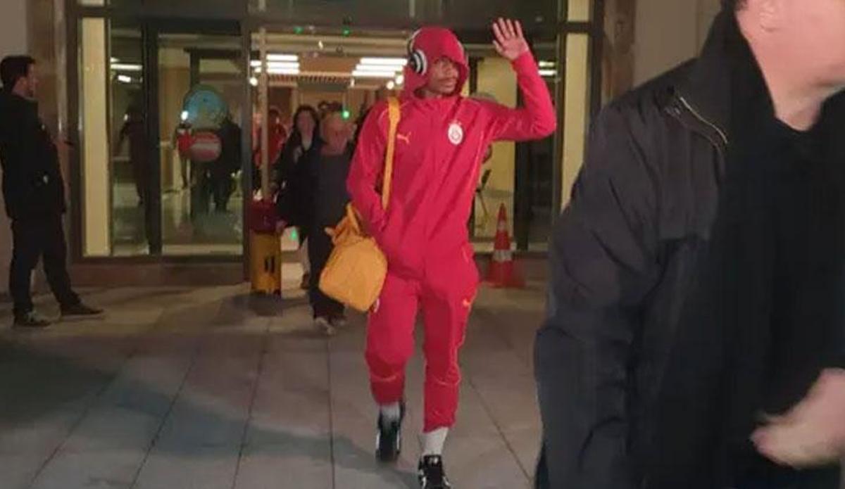 Galatasaray kafilesi Rize'ye geldi