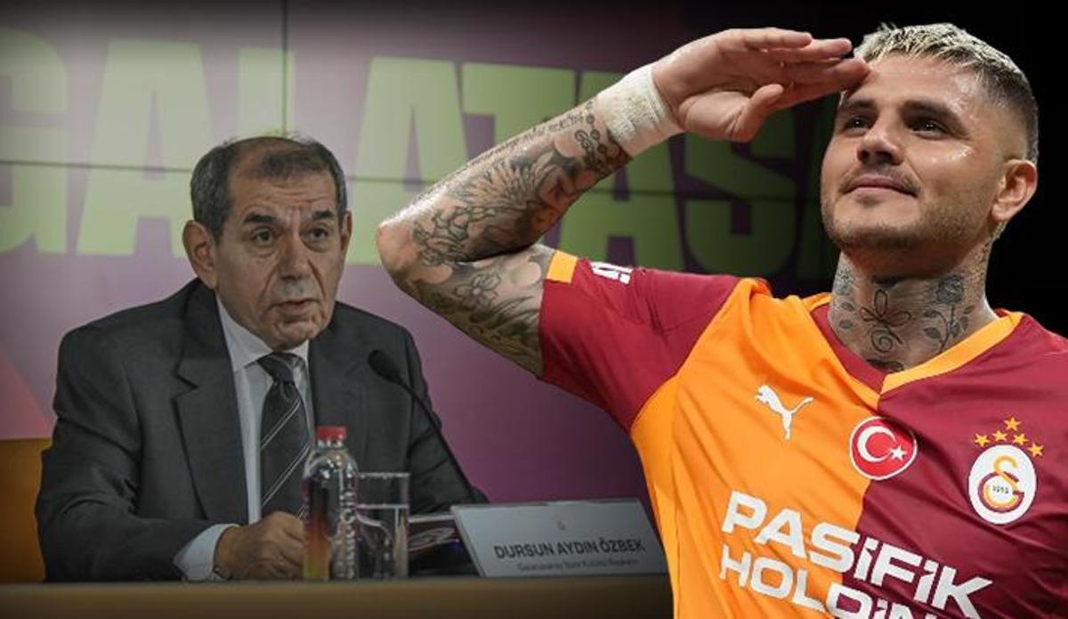 Galatasaray'da Dursun Özbek'ten resmi Mauro Icardi açıklaması! 'Kendisiyle konuşacağız'