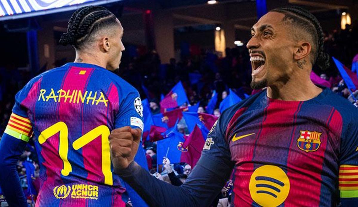Barcelona advanced to the quarterfinals with a crushing victory