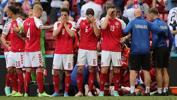 Danimarka - Finlandiya maçında korku dolu anlar... Eriksen yere yığıldı
