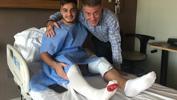 Trabzonspor'da Yusuf Sarı ameliyat edildi