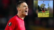 Nemanja Matic'den karantinada futbol şov!