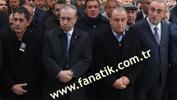 Mustafa Cengiz ve Fatih Terim cenazede bir araya geldi