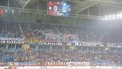Trabzonspor - Hatayspor maçında tribünden kareler