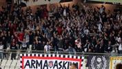 Giresunspor - Beşiktaş maçında taraftarlardan müthiş destek