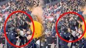 Sevilla polisi, Fenerbahçeli taraftarlara saldırdı