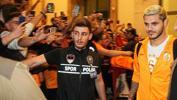 Galatasaray kafilesine Rize'de coşkulu karşılama