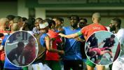 Afrika Uluslar Kupası'nda büyük kavga: Sahada başladı, tünelde devam etti