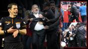 Kayserispor Başkanı Ali Çamlı sahaya girdi! Hakem Halil Umut Meler'e büyük tepki