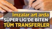 Süper Lig'de resmen açıklanan transferler burada!