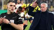 Fenerbahçe-Lyon maçında skandal pozisyon! Hakem kırmızı kart vermedi Mourinho çılgına döndü