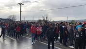 Sivasspor taraftarından protesto!