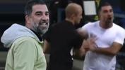 Arda Turan çılgına döndü, hakemin üzerine yürüdü! Kırmızı kart...
