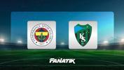 Fenerbahçe-Kocaelispor maçı ne zaman, hangi kanalda, saat kaçta? (11'ler belli oldu)