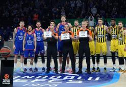 Anadolu Efes - Fenerbahçe maçı öncesi 'Savaşı durdurun' mesajı