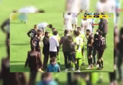 Saha komiserinden hakeme yumruk!