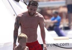 Lionel Messi tatilin tadını çıkarıyor