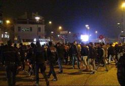 Çanakkale'de derbi sonrası taraftarlar birbirine girdi