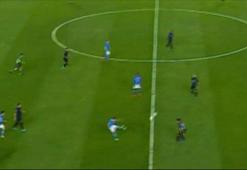 Orta sahanın gerisinden müthiş gol