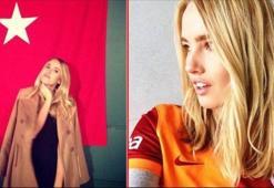 Galatasaray aşığı modelden ayakta alkışlanacak hareket!