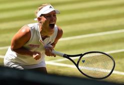 Kerber'den Wimbledon'da tarihe geçen şampiyonluk