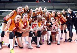 Galatasaray HDI Sigorta, CSM Volei Alba Blaj'a set vermedi