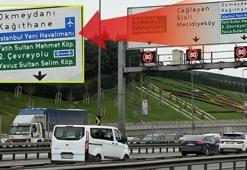 İstanbul'daki tabelalara yazıldı
