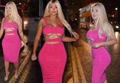 Chloe Ferry 2 derecede bu elbiseyle gezdi!