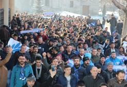 BB Erzurumspor taraftarından MHK ve TFF'ye protesto! VİDEO