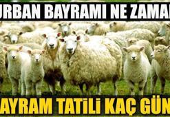 Kurban Bayramı ne zaman? Bayram tatili kaç gün olacak? Bayram tatili 9 gün mü?