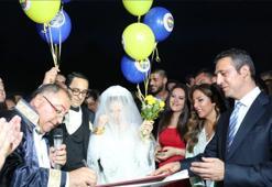 Fenerbahçe Başkanı Ali Koç vefasını gösterdi, nikah şahidi oldu