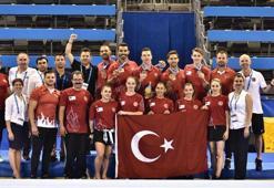 Milli cimnastikçiler yurda döndü