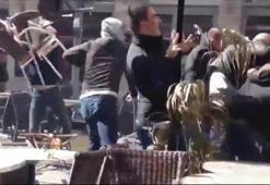 Fransa'da şok kavga!