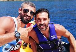 Buffon tatil için Bodrum'da