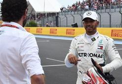 Fransa'da pole pozisyonu Hamilton'ın