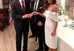 Bensu Soral ile Hakan Baş nişanlandı