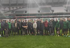 Giresunspor'da Champness antrenmana çıktı