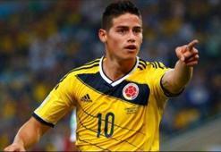 James Rodriguez'li Kolombiya'dan şov!