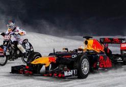 Formula 1'in yeni '1 numarası' Verstappen bu kez buz pistine çıktı