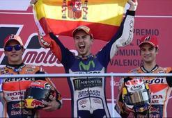 MotoGP'de şampiyon Lorenzo