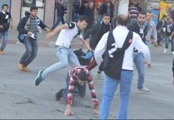Olaylı maçta 1'i polis 4 kişi yaralandı