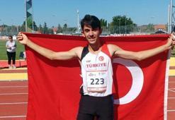 Batuhan Çakır atletizmde Türkiye rekoru kırdı