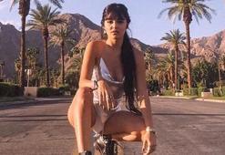 Hande Erçel'in Coachella'da giydiği kıyafetin detayı