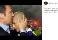 Alex de Souza, Ali Koç'a başarılar diledi