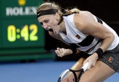 Kvitova Avustralya Açık'ta yarı finalde