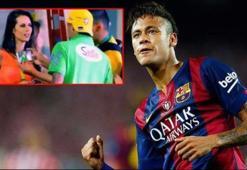 Neymar gözlerini alamadı!
