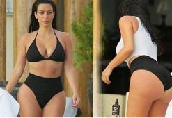 Kim Kardashian'dan olay küvet pozu!